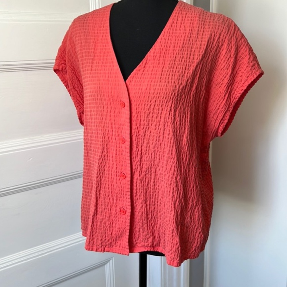 J. PETERMAN WOMENS GAUZE SUMMER TOP‎ SIZE XL